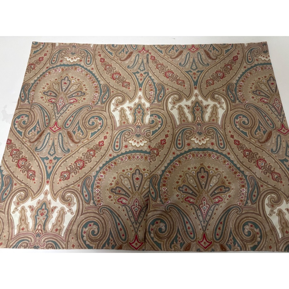 Ralph Lauren BOHO PAISLEY MEDALLION Pillow Sham Pillow Case Standard ONE